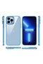 iPhone 11 Case Transparent Back Face Camera Raised Silicone Senk - 3