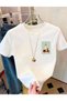 Women'S/Men's Animal Printed Round Neck Adult T-Shirt - 2
