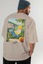 Amalfi Italy 5 Beige Oversize Country City Back Printed Unisex T-Shirt 100% Cotton Premium - 7