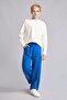 Cotton Barrel Fit Blue Sweatpants for Boys I0303A826Au