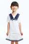 Pleated cotton twill skirt - 2