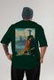 Rio De Janeiro Green Oversize Country City Back Printed Unisex T-Shirt 100% Cotton Premium - 2