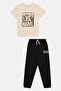 Kids Boy 2Pcs Graphic Print T-Shirt And Pyjama Set, Multicolor - 3