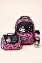Licensed 3-Piece School Bag Set Backpack Lunch Bag Water Bottle Girls' School Set 3161