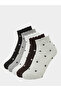 Girls Pack Of 5 - Polka Dot Ankle Socks