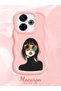 Poco M6 4g Compatible Case Camera Protector Pink Silicone Couple Phone Case Girl Pattern - 2