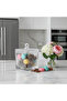M.E.W Crystal Glass Square Candy Pot with Lid - 14×18.8 cm - 3