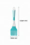 Silicone Oil Basting Brush - 22×6 cm - Purple / Teal Blue - 5
