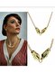 Solid Gold Zircon Stone Leyla & Serenay Necklace - 3
