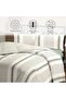 Woven Dreams Lane 3-piece Full Comforter Set 160x240cm - Sage - 5