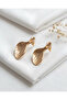 Fluid Leaf Form Earrings
