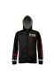 Long Sleeve Zippered Black T-Shirt 3 XL - 2
