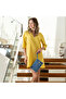 Convertible 2-in-1 Denim Clutch Handbag and Striped Shopping Shoulder Bag