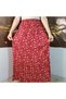 Elastic Waist 3-Layer Ruffle Viscose Fabric Skirt, Mevlana Long Cotton Skirt, Size 38-46 - 2