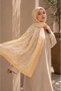 Polka Dot Pattern Shawl Series Yellow - 2
