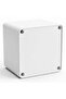 100x100x80MM Waterproof Plastic Junction Box, White, Screw-Mount Enclosure, Outdoor Electrical Project Box with Stainless Steel Screws - 4