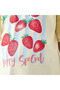 Crew Neck Short Ruffle Sleeves T-shirt with Cat Graphic Print - 5