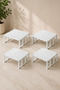 3 Pieces of In-Cabinet Organizer Shelf, Plate and Cup Rack, Metal Shelf Org-01 - 8