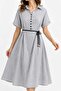 Women's Linen Dress - 4