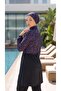 Full Coverage Eye-Catching Beachwear Swim Hijab Swimsuit with Elastic Adjustable Waistband and Gift Bag - 7