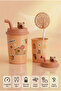 Cup Model Mini Teddy Bear Fan - 2