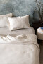 Simon 100% Cotton Double Yarn-Dyed Muslin Duvet Cover Set Blue - 3
