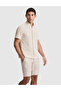 Beige Oversize Short Sleeve Shirt 50320942-Vr011 - 3