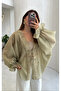 Sage Transparent Lace Shirt - 5108