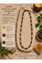 Certified Citrine-Tiger Eye-Hematite Knotted Ladder Closure with Staircase Closure