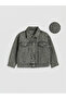 Gray Comfortable Fit Girls' Jean Jacket