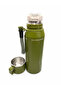 Stainless Steel Thermos Flask with Straw and Cup and Normal Drinking Options Stainless 750ml - 2