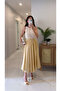 Visol Yellow Lined Skirt - 5