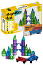 Magnetica Fun Super Fun Educational Magnetic Play Blocks Set with 72 Pieces and Car Attachment for Ages 3+