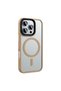 iPhone 16 Pro Max Case Magsafe Supported Camera Raised Matte Anti-Fingerprint Silicone Senk - 4