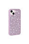iPhone 13 Case Glittery Diamond Stone Camera Raised Silicone Brsa - 2