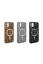 iPhone 11 Case with Glitter Diamonds and Magsafe Camera Raised Silicone Senk - 5