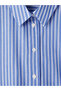 Nevavm Striped 100% Cotton Women's Shirt with a Difference - 3