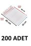 200 Pieces 35 X 40+5 cm Adhesive Transparent Glossy Opp Bags Dowry Bags