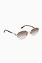 Elva Rimless Oval Sunglasses Uv400 Protection Gradient Glass Vintage Stylish Unisex 52 Ekartman - 4
