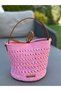 Raffia Bag 100% Handmade |   Water Resistant Women's Shoulder and Hand Bag with Real Leather Detail, Summer Handmade Straw Bag - 2