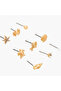 Pack of 9 Metallic Stud Earrings with Pushback Closure - 3