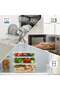 10Pcs Food Storage Box, Plastic Kitchen Storage Containers with Lids - Microwave, Freezer & Dishwasher Safe - Ideal for Meal Prep & Takeaway(17.5X12X5.5 CM) - 5