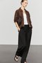 Piliseli barrel fit pantolon - 4