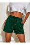 Women's Lace-Up Double Pocket Comfortable Cut Shorts - 4