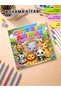 Cute Zoo Animal Coloring Book – 21X20 cm I 40 Visuals I for Children and Adults