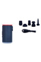 Inflatable Travel Pillow, Flocked PVC Neck & Head Support, 45x28cm