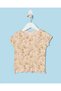 Infant Girls Pink Floral Pointelle T Shirt