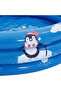 100cm Circular Inflatable 3-Ring Kids Pool, Easy Setup, Blue - 4