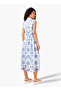 PRINTED FLORAL SHIRT DRESS - 4