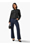 TWEED LUREX BOOTLEG TROUSER - 2